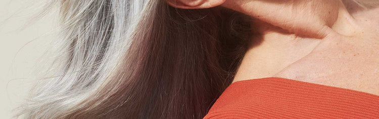 Gray hair woman